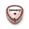 12Pcs 12 Style 304 Stainless Steel European Beads Sets STAS-F278-29P-2