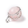 Natural Rose Quartz Pendants G-A212-01P-05-3