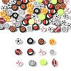 100Pcs Handmade Polymer Clay Beads CLAY-FP0001-10-2