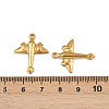 304 Stainless Steel Pendants STAS-G357-05G-01-3