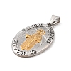 304 Stainless Steel Pendants STAS-S122-07G-2
