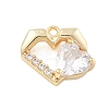 Brass Micro Pave Cubic Zirconia Pendants LS-KK-D283-27G-1