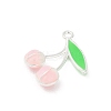 Alloy Enamel Pendants PALLOY-R151-43P-01-2