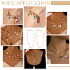 12Pcs 2 Colors 304 Stainless Steel Paperclip Chains Necklaces NJEW-WR00010-5