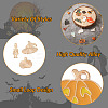 44pcs 22 style Alloy Enamel Pendants ENAM-MP0001-07-3