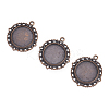 Zinc Alloy Pendant Settings for Cabochon & Rhinestone LS-PALLOY-A15290-R-LF-3