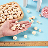 300Pcs 6 Styles Natural Thread Wooden Beads WOOD-TA0001-63-7