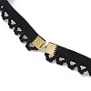 Brass Heart Tassel Thigh Leg Chains AJEW-AN00653-4