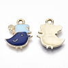 Eco-Friendly Zinc Alloy  Pendants ENAM-R051-08-02G-NR-2