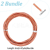 Red Copper Craft Wire LS-CWIR-WH0017-02B-2