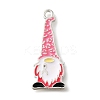 Breast Cancer Pink Awareness Ribbon Theme Alloy Enamel Pendants LS-ENAM-C026-01C-S-1