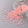 11/0 Grade A Transparent Glass Seed Beads X-SEED-N001-F-233-1