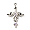 Spray Painted Alloy Pendants PALLOY-O001-08D-P-1