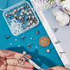 50Pcs 201 Stainless Steel Oval Stud Earring Findings STAS-UN0047-56-4