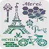 Large Plastic Reusable Drawing Painting Stencils Templates DIY-WH0202-034-1