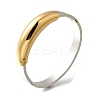 304 Stainless Steel Hinged Bangles for Women BJEW-C091-02E-GP-4