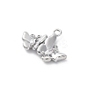 Brass Crystal Rhinestone Pendants KK-E793-04P-2
