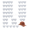 20Pcs 4 Styles Hotfix Resin Rhinestone DIY-GA0008-88B-1