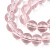 Transparent Glass Beads Strands GLAA-T032-T6mm-10-2