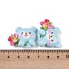 Cartoon Bear Opaque Resin Decoden Cabochons CRES-I031-03-3