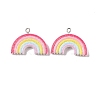Opaque Resin Pendants RESI-G040-D01-A-2