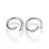 Non-Tarnish 304 Stainless Steel Open Jump Rings A-STAS-E066-12-9mm-2