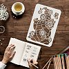 Plastic Reusable Drawing Painting Stencils Templates DIY-WH0202-259-3