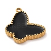 Ion Plating(IP) 304 Stainless Steel Enamel Pendants STAS-A102-01G-05-2