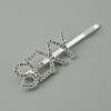 Word SEXY Alloy Rhinestone Hair Bobby Pins FIND-WH0152-34E-S-1
