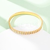 304 Stainless Steel Micro Pave Cubic Zirconia Hinged Bangles for Women BJEW-Z146-02G-1