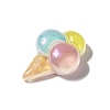 Summer Theme Opaque Resin Cabochons RESI-G106-01E-2
