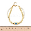 Brass Multi-strand Bracelets BJEW-M056-09G-7