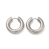202 Stainless Steel Polishing Hoop Earrings EJEW-M106-02P-04-4