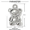 304 Stainless Steel Pendants STAS-OY001-17P-2