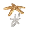 Adjustable 304 Stainless Steel Cuff Rings for Women LS-RJEW-B135-01GP-07-2