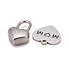 Stainless Steel Charms STAS-MSMC001-05-2