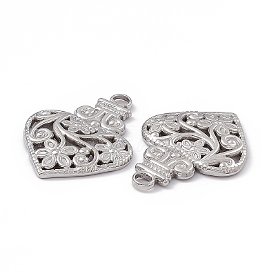 Non-Tarnish 304 Stainless Steel Pendants STAS-B031-08S-1