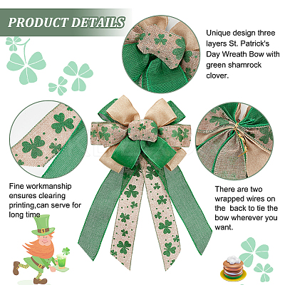 Big Polyester Packaging Ribbon Bows FIND-WH0126-09A-1
