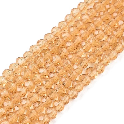Glass Beads Strands EGLA-A044-T1mm-D23-1