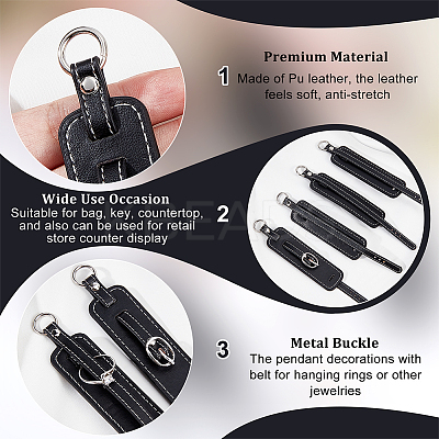 PU Leather Pendant Decorations AJEW-WH0270-193D-1