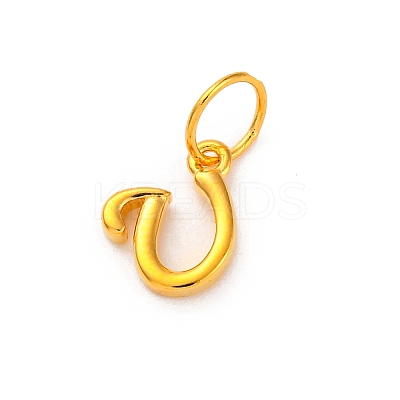 925 Sterling Silver Letter Charms with Jump Rings LS-STER-R008-01G-U-1