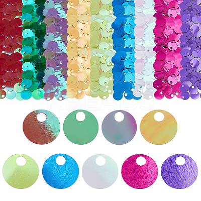 450Pcs 9 Colors PVC Pendants FIND-PH0024-50-1