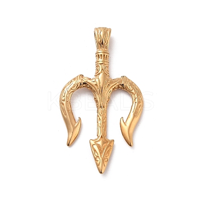 Ion Plating(IP) 304 Stainless Steel Big Pendants STAS-Z095-05G-1