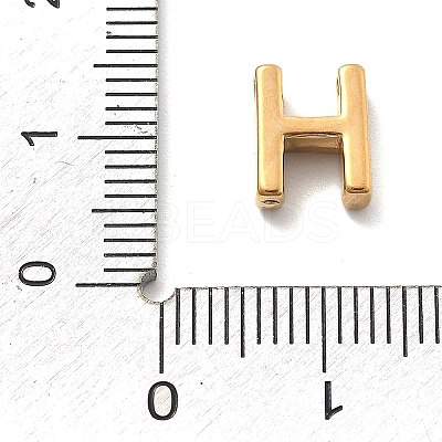 Ion Plating(IP) 304 Stainless Steel Charms STAS-R138-07G-H-1