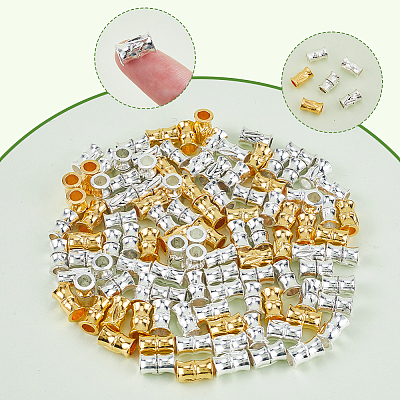 120Pcs 3 Colors Alloy European Beads FIND-SP0002-38-1
