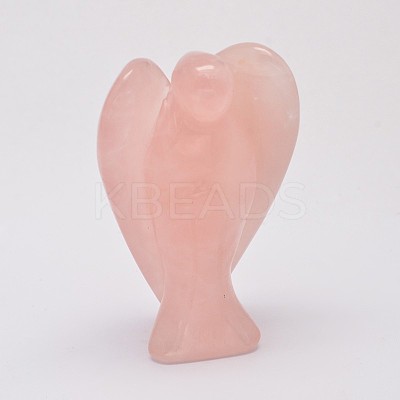 Natural  Rose Quartz Home Display Decorations DJEW-L009B-02-1