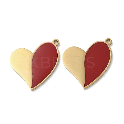 Ion Plating(IP) 304 Stainless Steel Pendants STAS-C083-05G-01-1