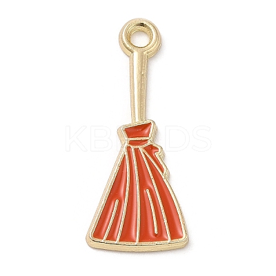 Halloween Alloy Enamel Pendants ENAM-D059-01B-G-1