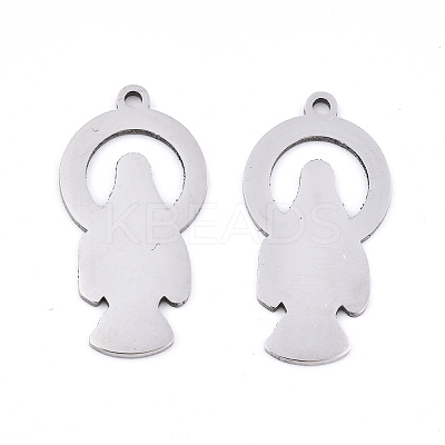 Non-Tarnish Easter 201 Stainless Steel Pendants STAS-S081-042-1