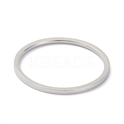 Non-Tarnish 1mm Polished Plain Dome Finger Ring for Girl Women RJEW-C012-02A-P-1